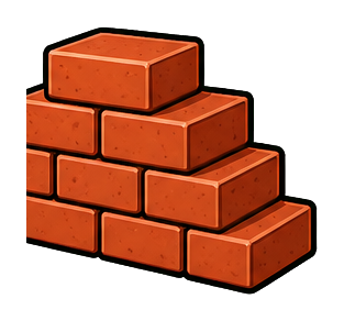 Preview for Brick Stack Sticker For Construction Designs