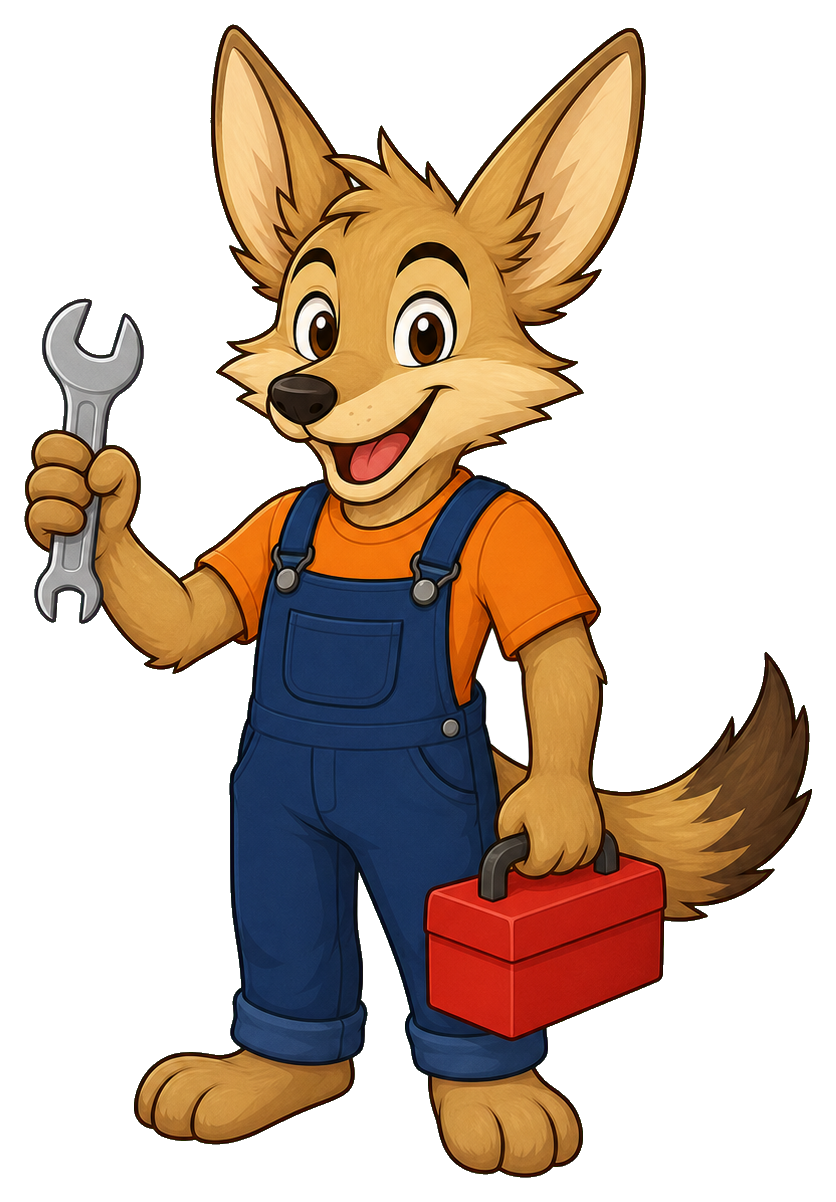 Preview for Mechanic Coyote Sticker