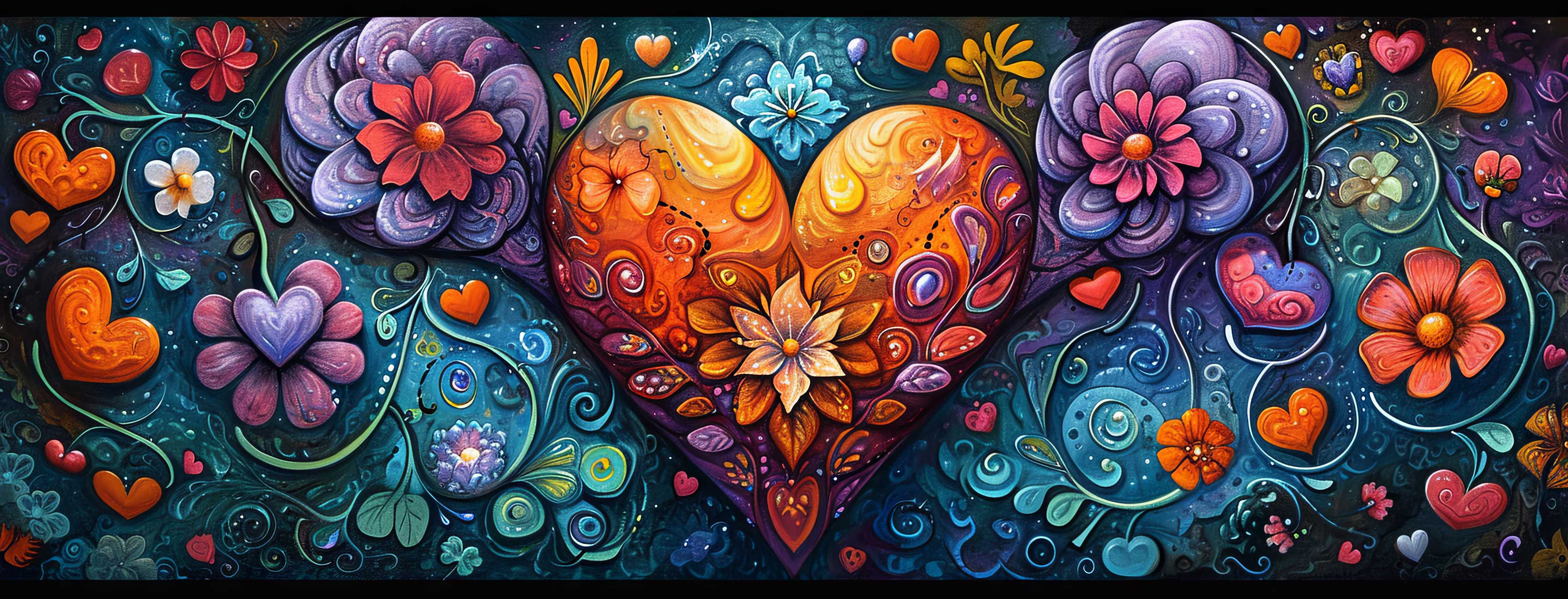 Preview for Floral-heart-art-design-heart-cover-background-8f6ca