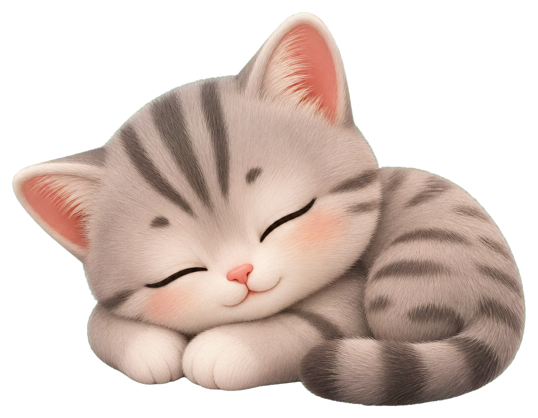 Preview for Sleepy Kitten Sticker