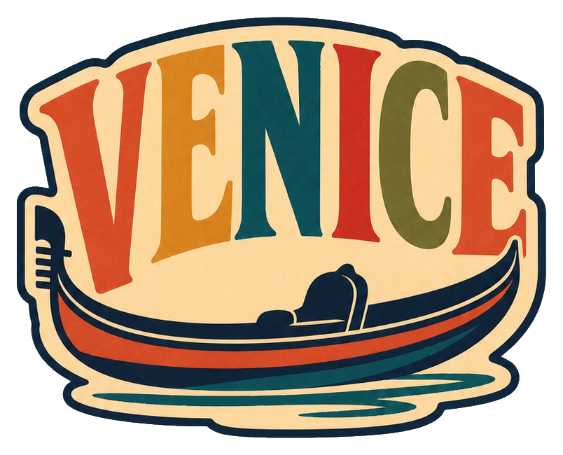 Preview for Venice Gondola Ripple Sticker