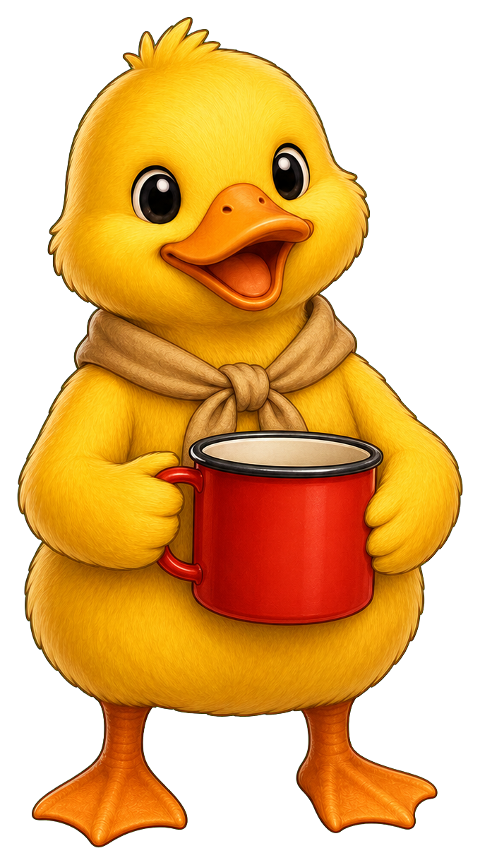 Preview for Duck Camping Mug Sticker