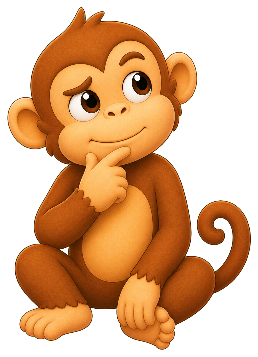 Preview for Thinking Monkey Sticker