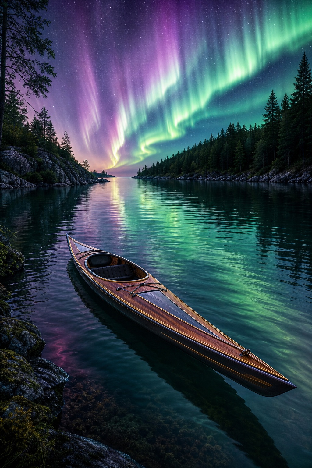 Preview for Aurora Kayak Background