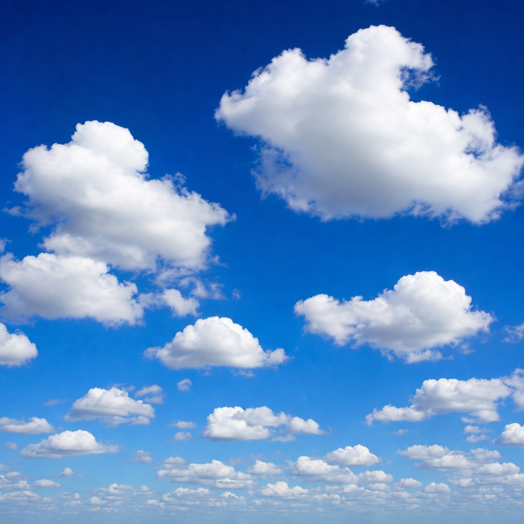 Preview for Square Cumulus Cloud Sky Background