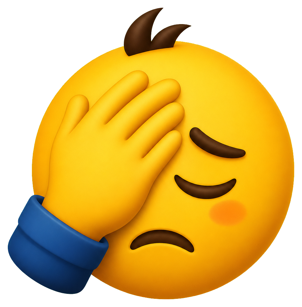 Preview for Facepalm Hand Face Sticker