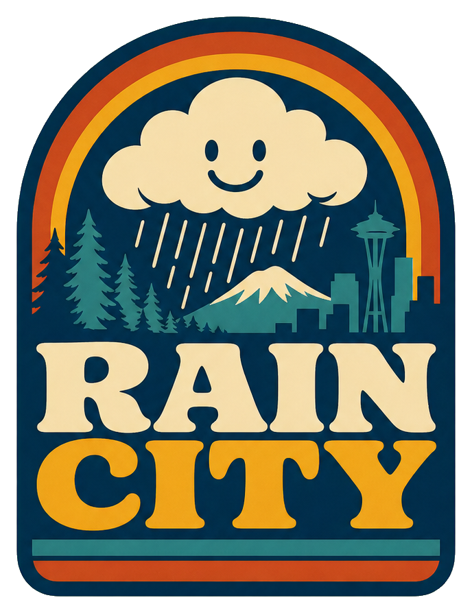 Preview for Rain City Cloud Seattle Sticker