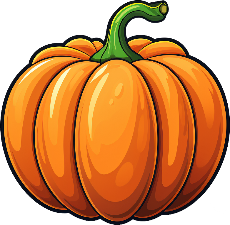 Preview for Cartoon-pumpkin-illustration-pumpkins-sticker-3e5fe