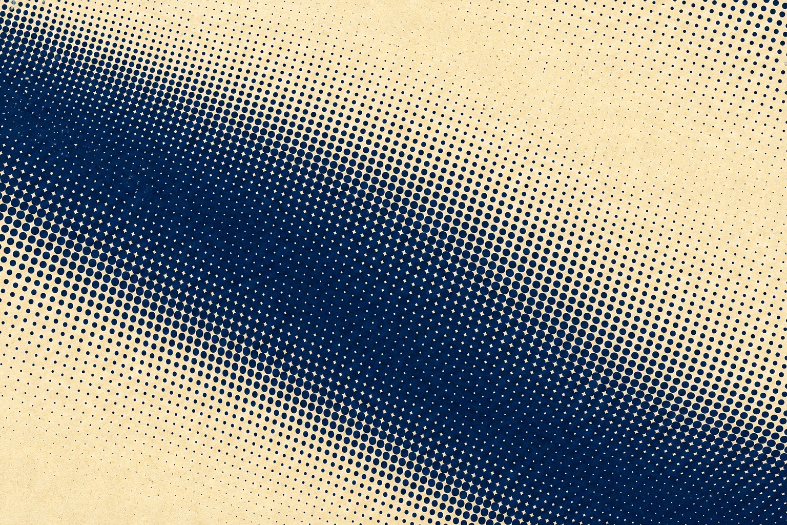 Preview for Navy Cream Halftone Dot Wave Background