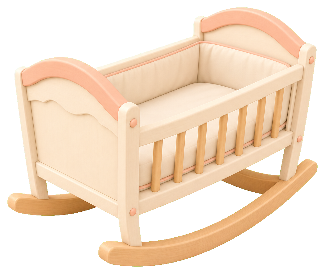 Preview for Rocking Cradle Baby Sticker