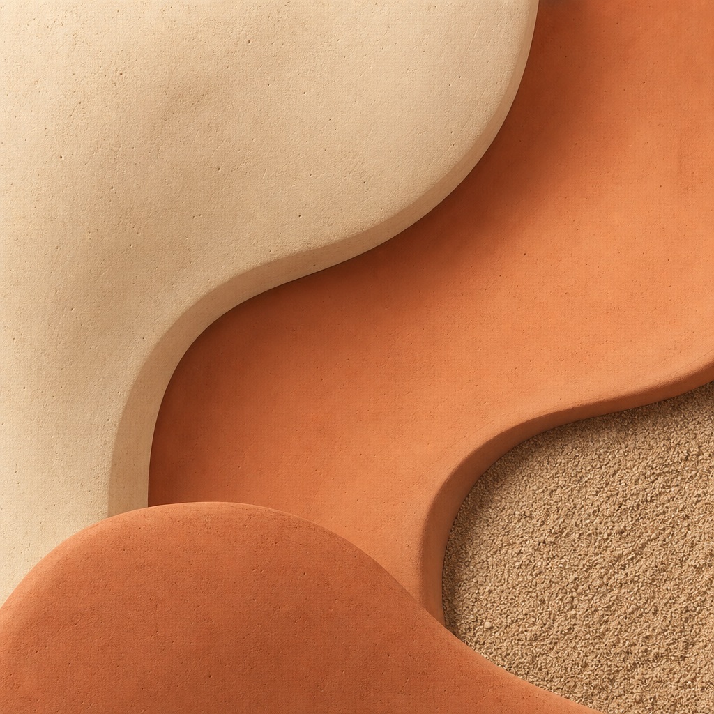 Preview for Organic Clay Forms Stock Background