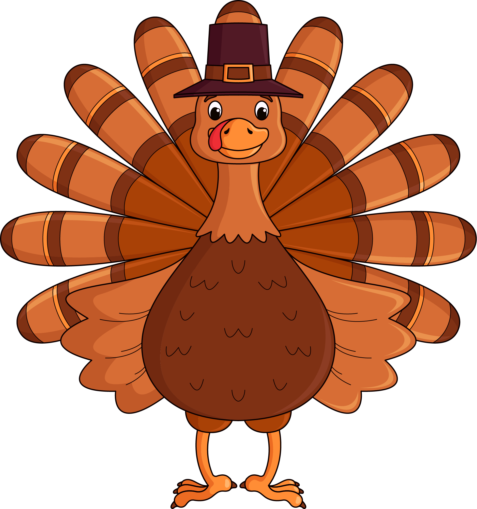 Preview for Thanksgiving-cartoon-turkey-sticker-70f5a