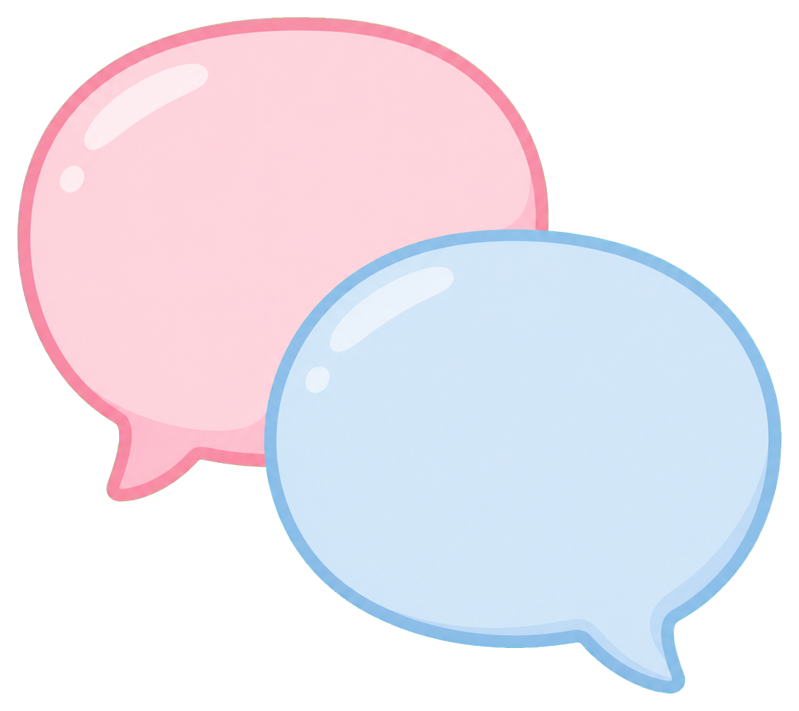 Preview for Speech Bubble Duo Sticker