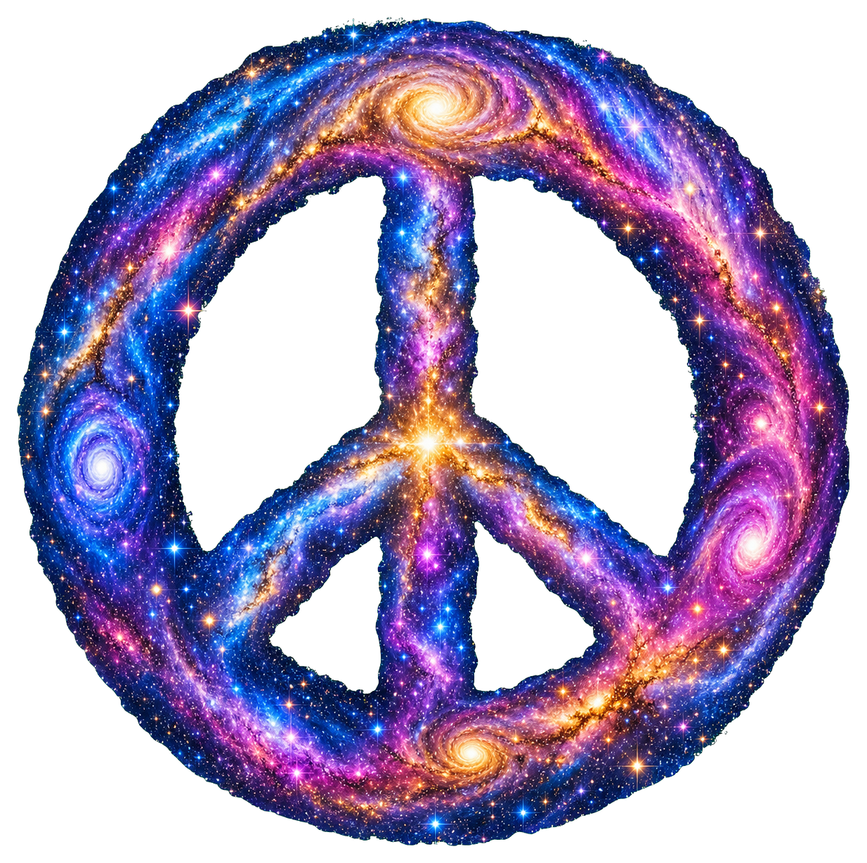 Preview for Peace Galaxy Sticker