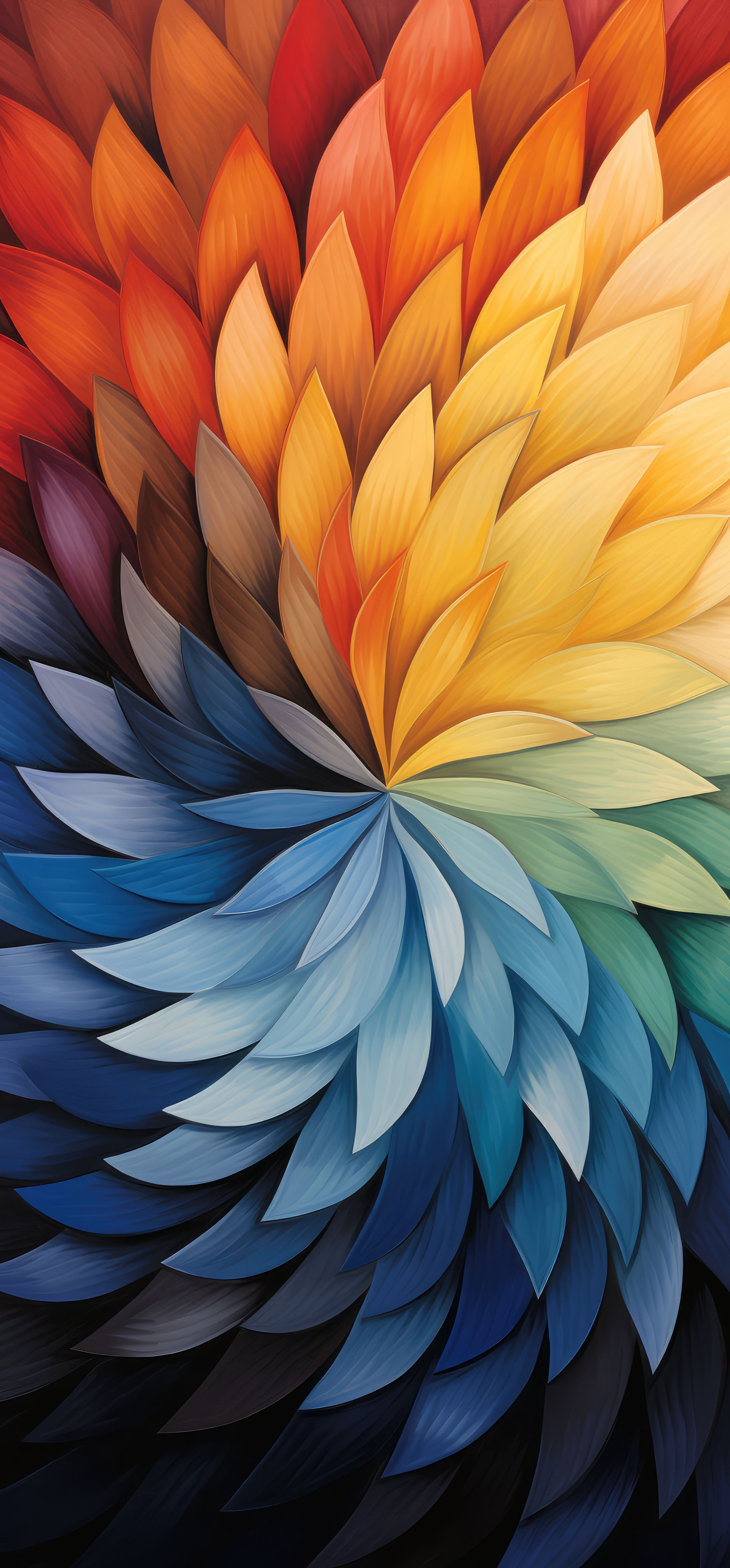 Preview for Colorful-leaf-spiral-pattern-abstract-background-ba320