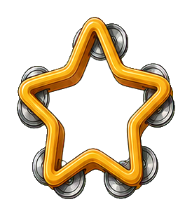 Preview for Tambourine Star Sticker