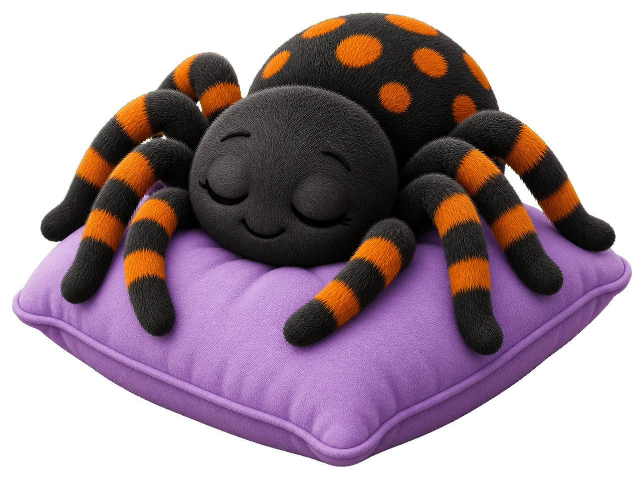Preview for Sleepy Spider Pillow Sticker