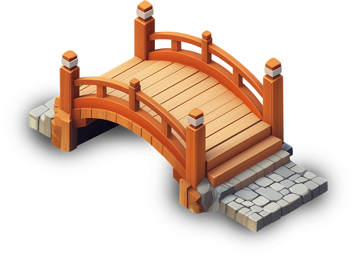 Preview for Wooden-bridge-pixel-art-sticker-d436e
