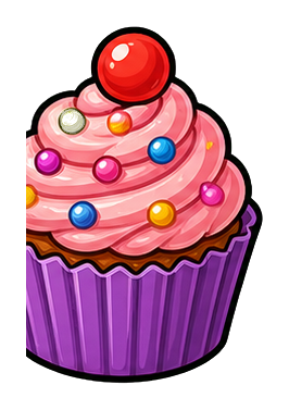 Preview for Cupcake Candy Topper Sticker