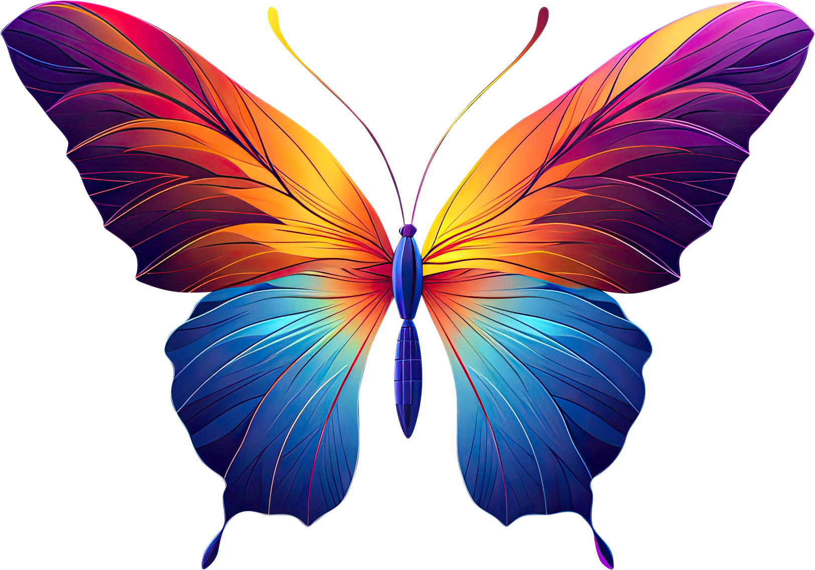 Preview for Colorful-butterfly-illustration-logo-animal-sticker-825fe