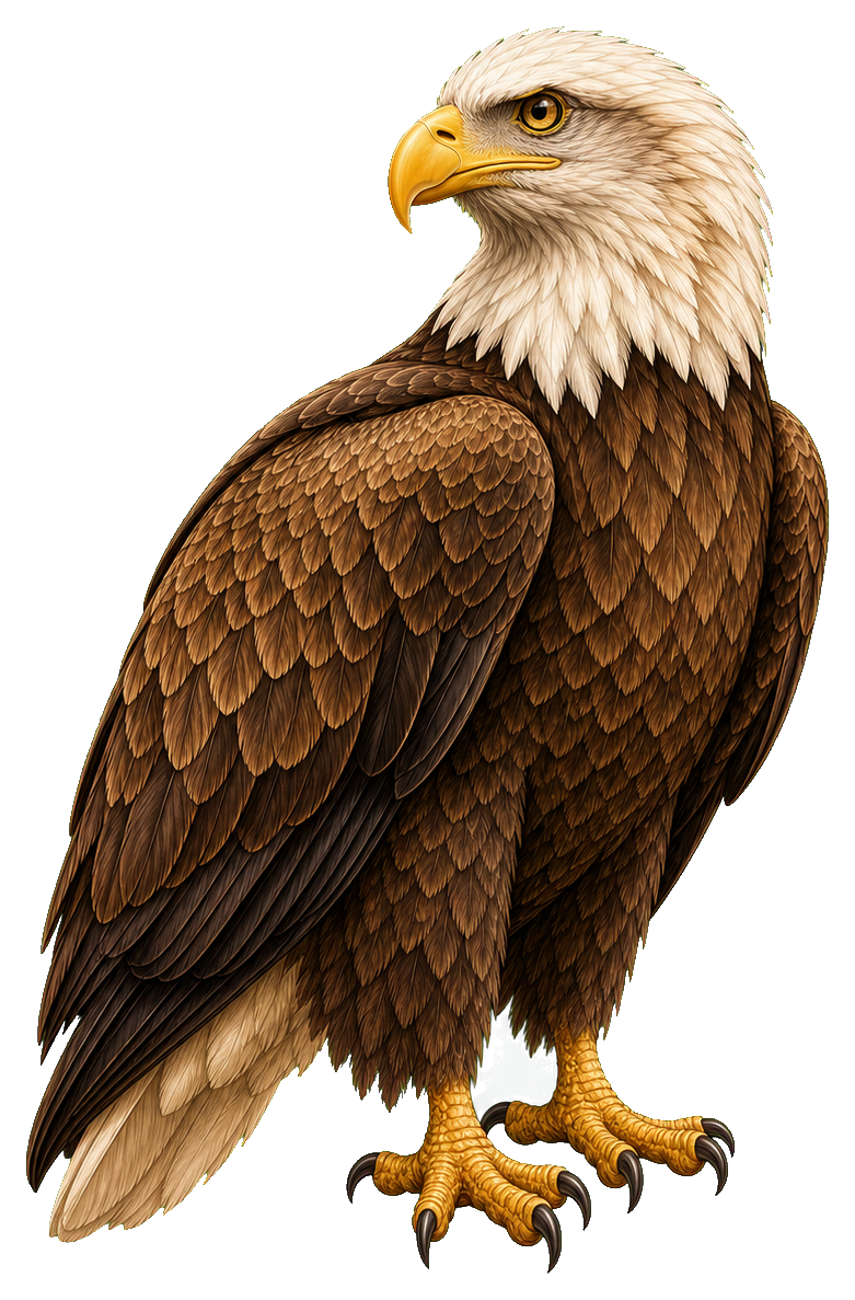 Preview for Eagle Side Glance Sticker