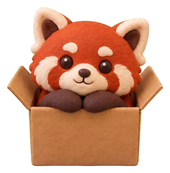 Preview for Clay Red Panda Box Peek
