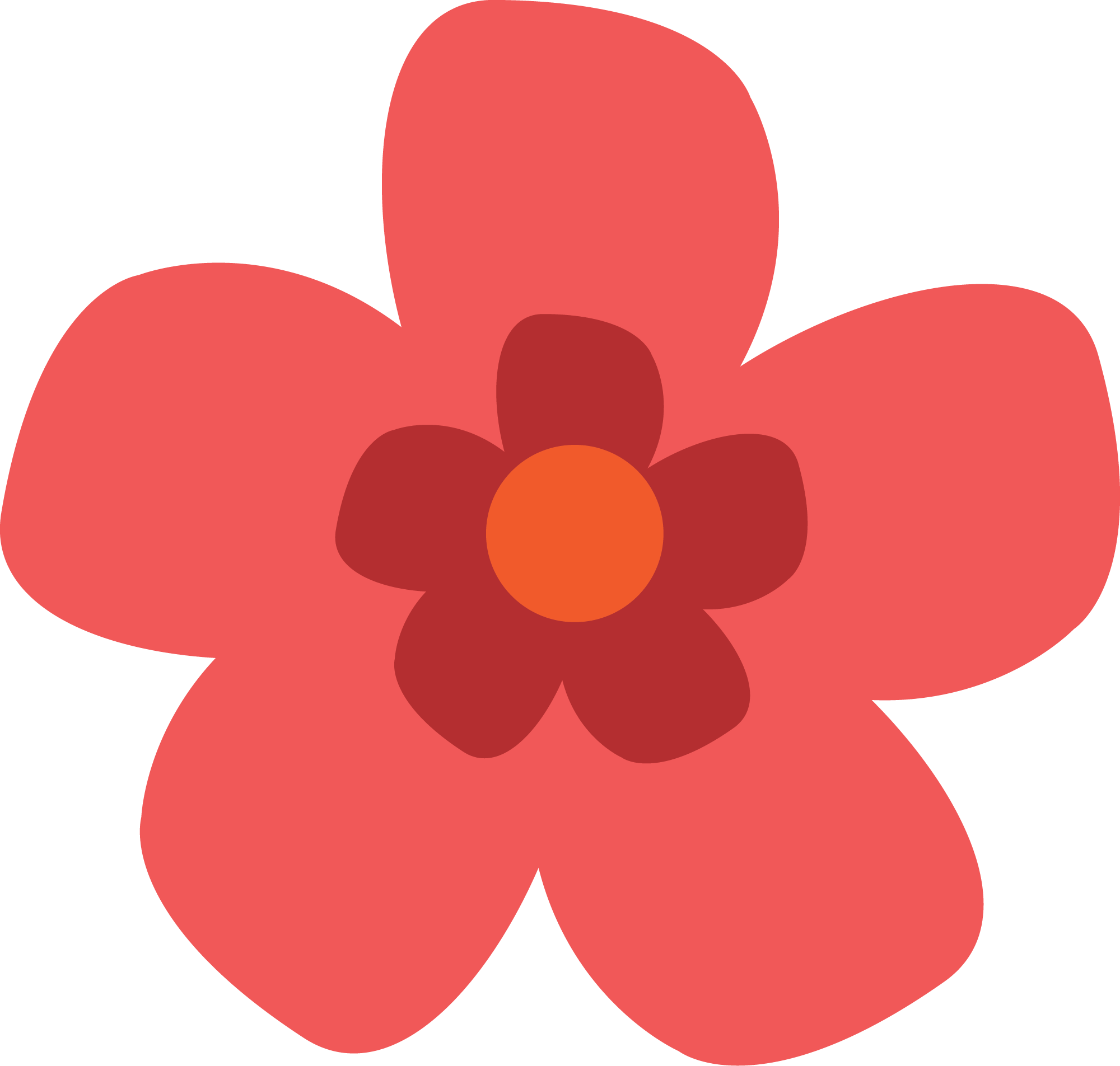 Preview for Red-flower-icon-design-summer-sticker-8d4f8