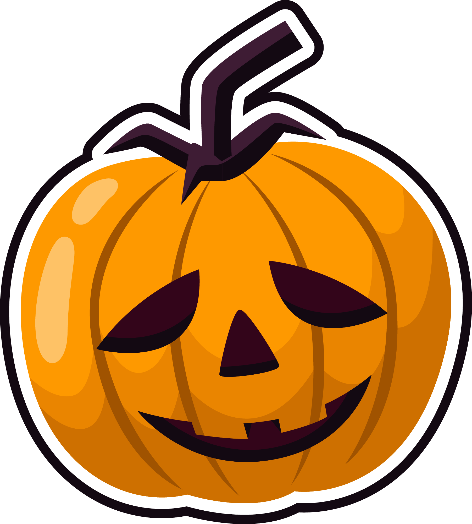 Preview for Halloween-pumpkin-icon-pumpkins-sticker-c2212