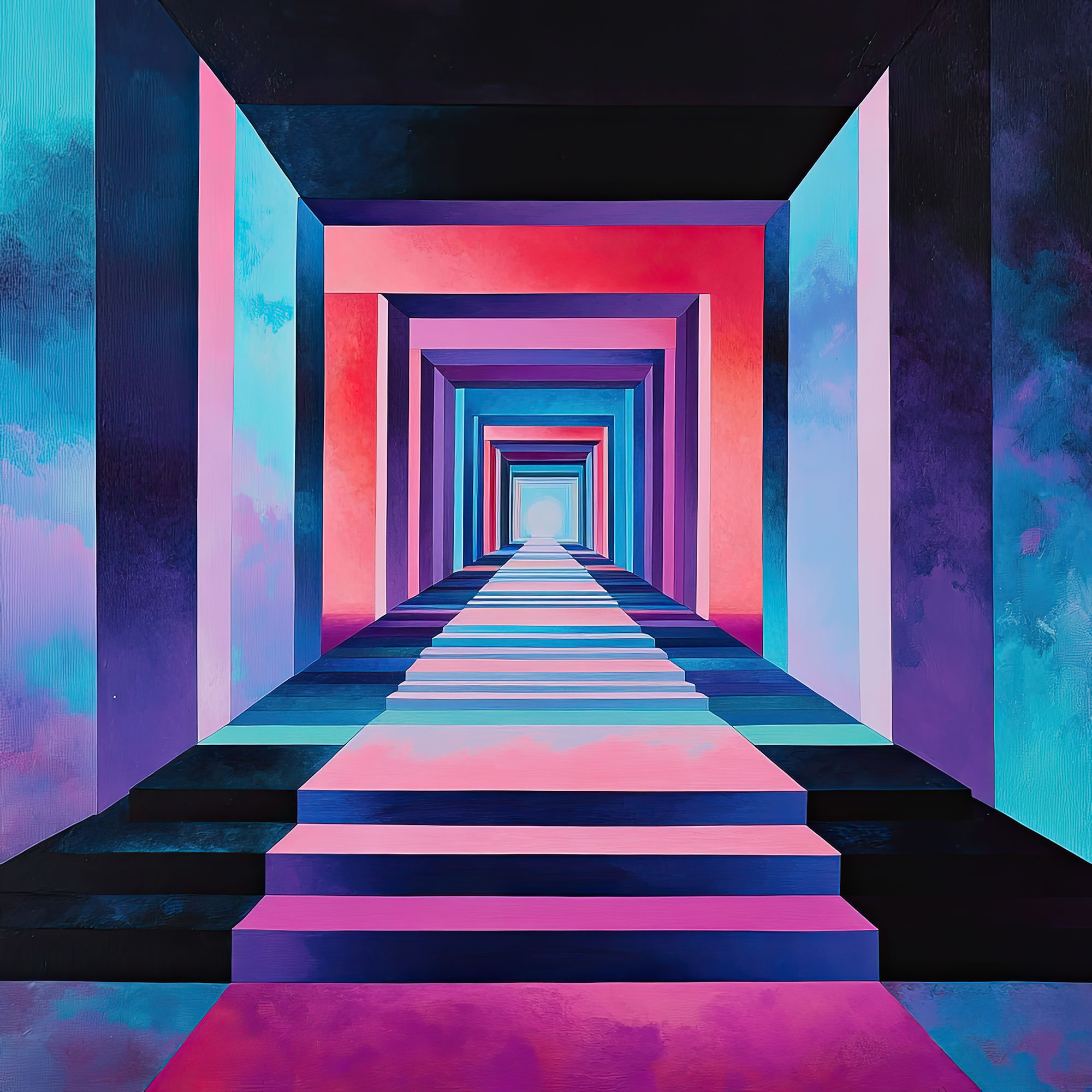 Preview for Neon-corridor-visual-abstract-backdrop-background-e4ef5