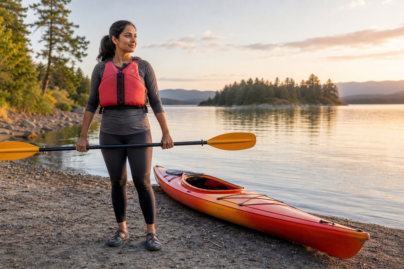 Preview for Shore Launch Preparation Kayaking Background