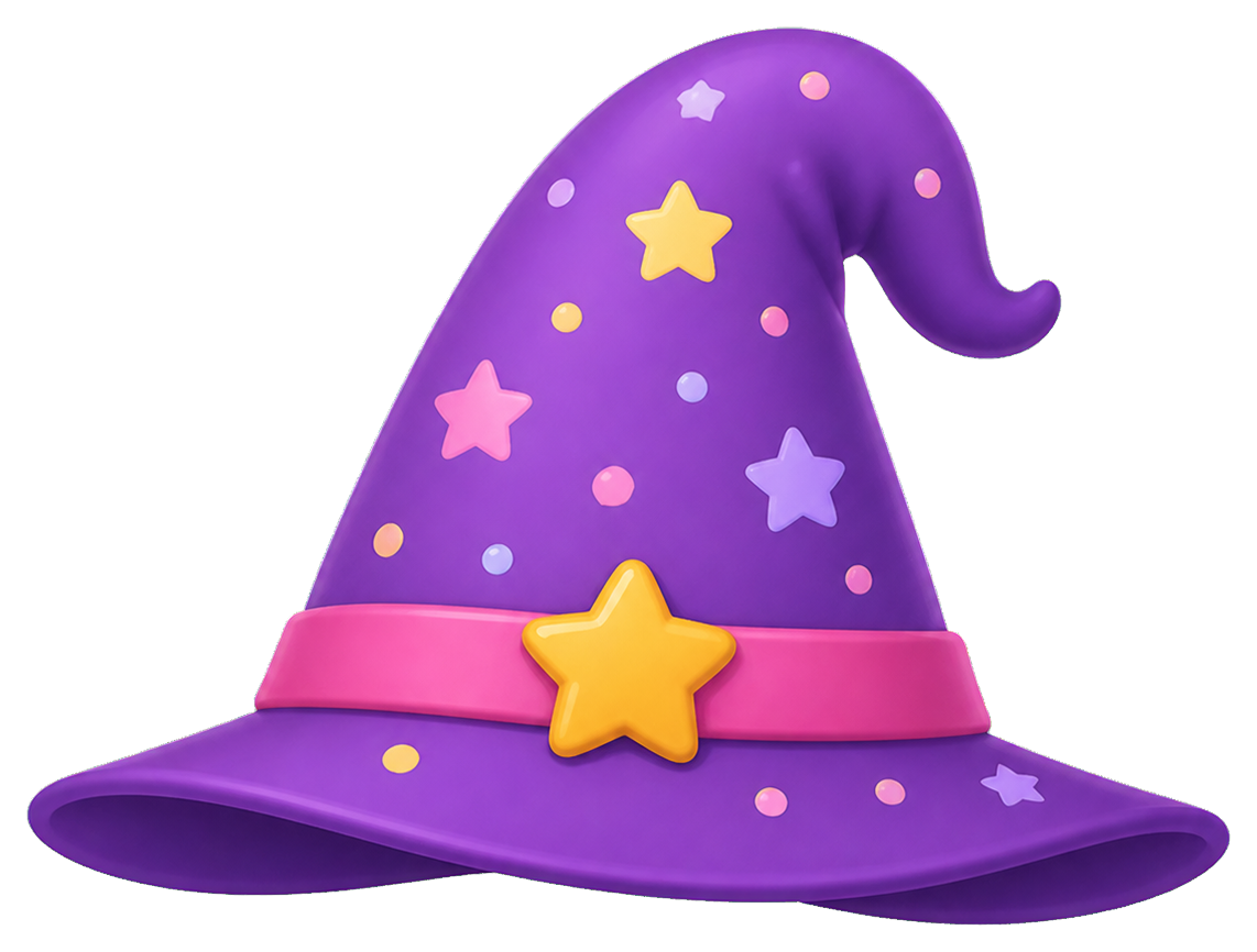 Preview for Wizard Hat Sticker For Photos And Designs