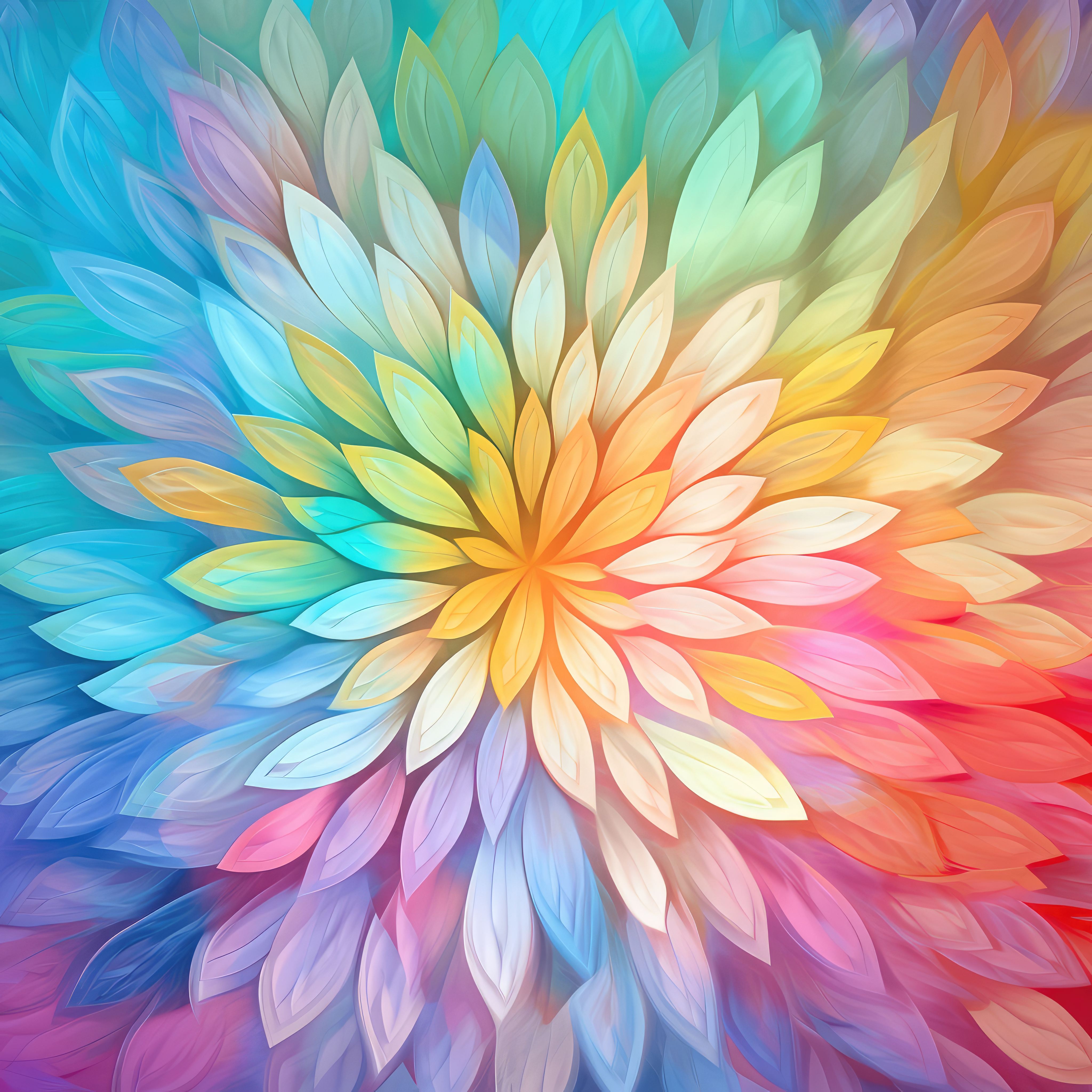 Preview for Vibrant-floral-pattern-design-abstract-background-4e5f7