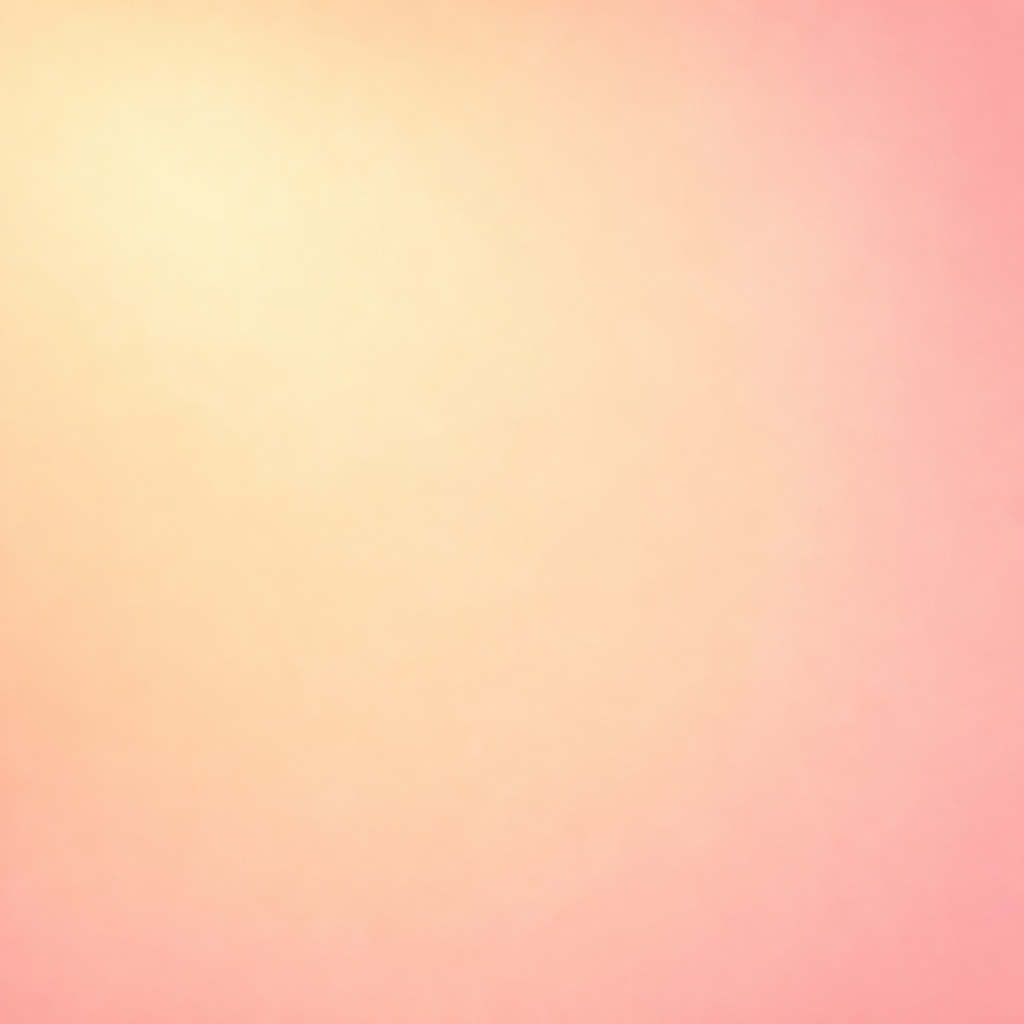 Square pastel gradient with soft buttercream and pink tones fading smoothly.