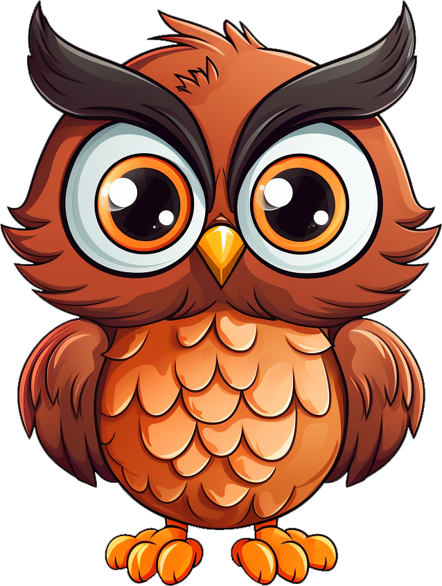 Preview for Cartoon-owl-illustration-owls-sticker-e02d2