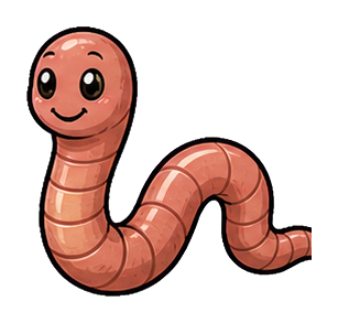 Preview for Garden Worm Sticker Graphic