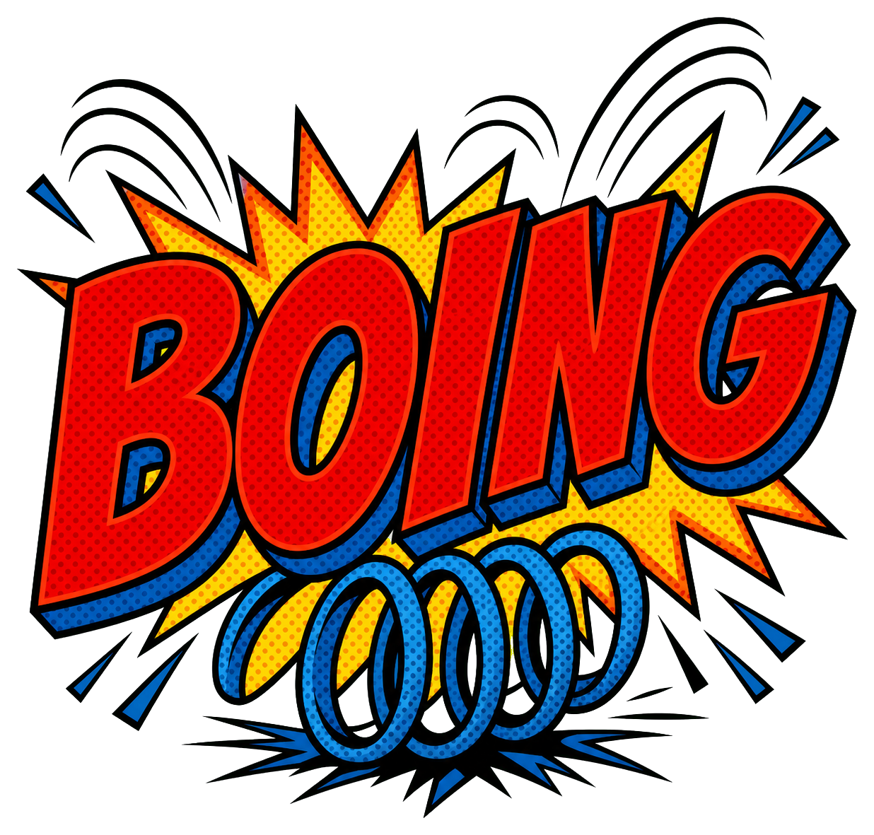 Preview for Boing Spring Comic Sticker