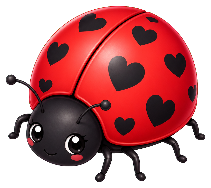 Preview for Love Bug Heart Sticker