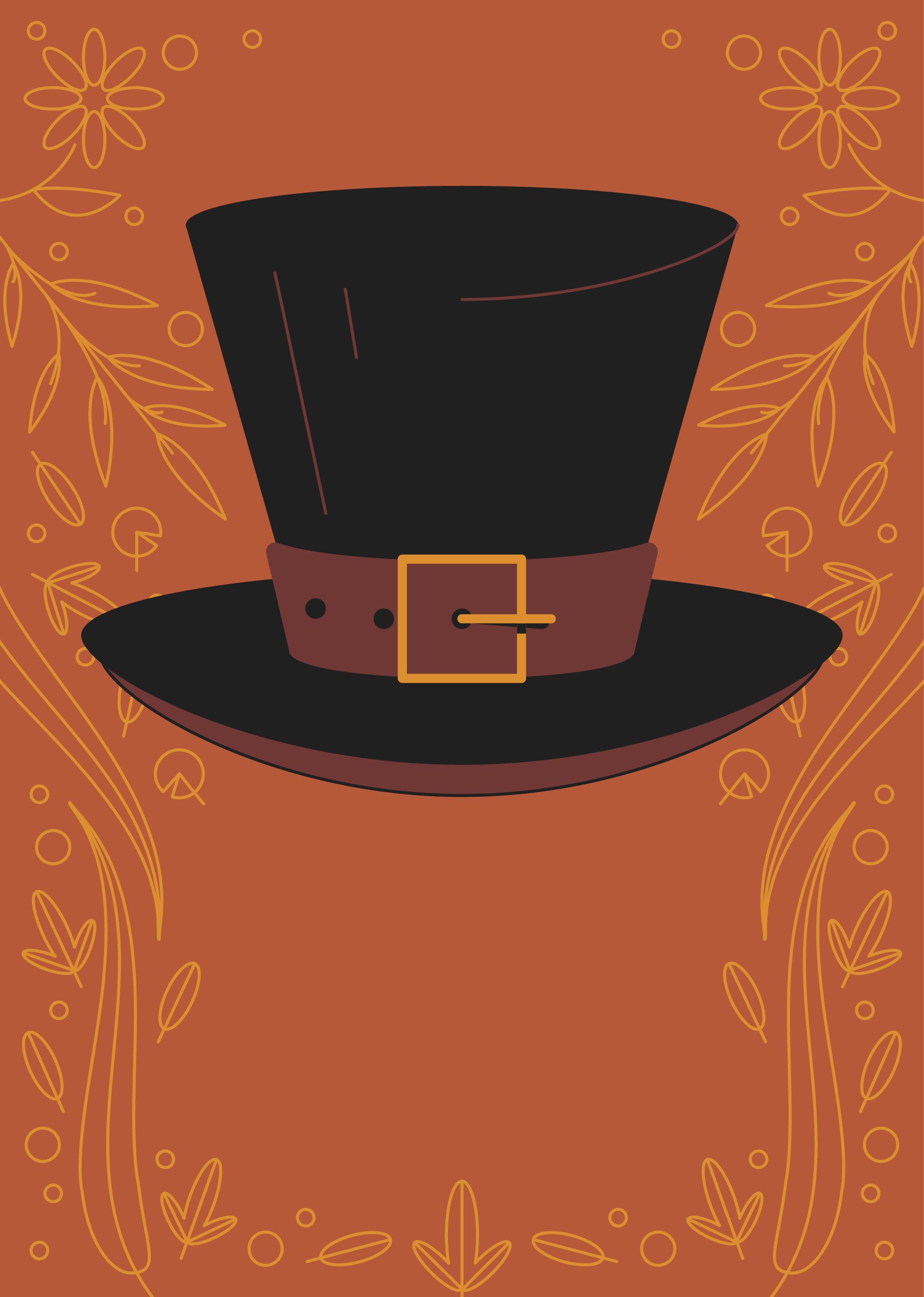 Preview for Thanksgiving-pilgrim-hat-illustration-fall-background-94d8a
