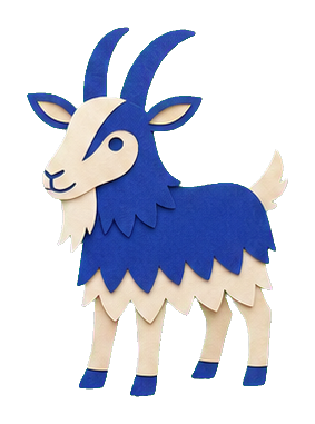 Preview for Matisse Inspired Paper Goat Sticker