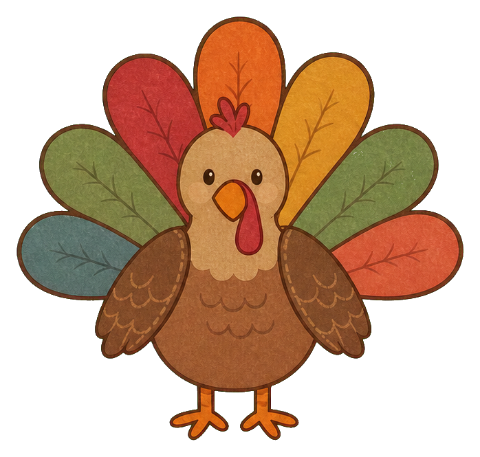 Preview for Friendly Thanksgiving Turkey Sticker