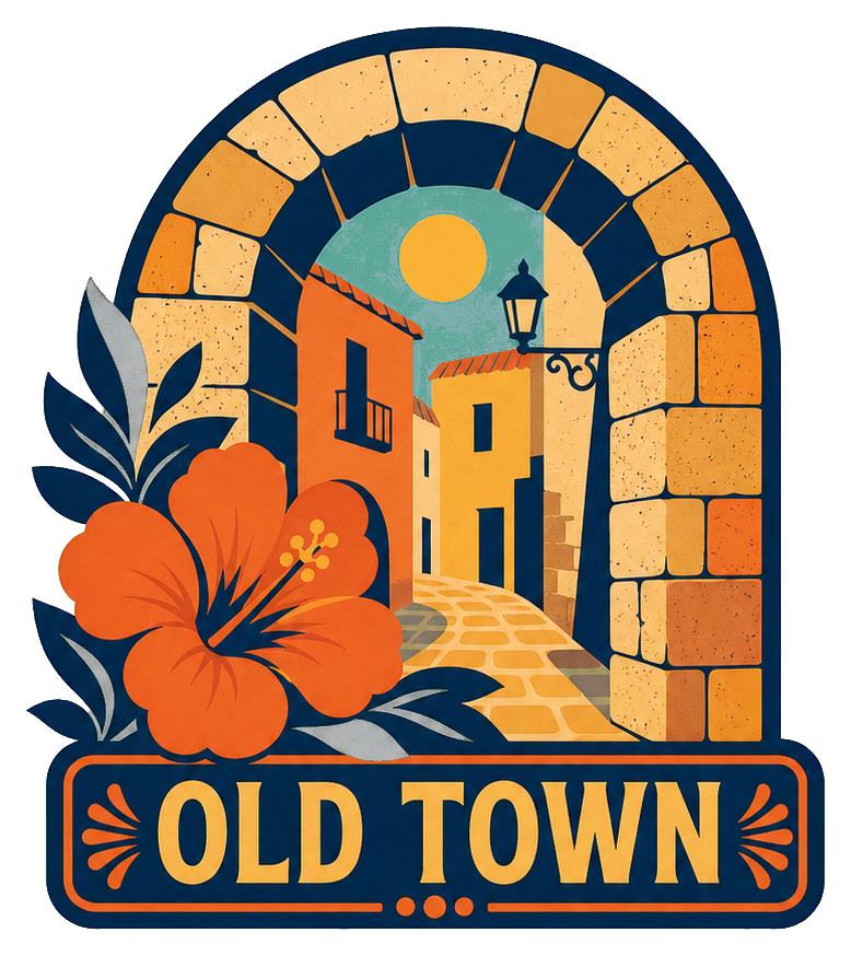 Preview for Old Town Sticker For Retro Designs
