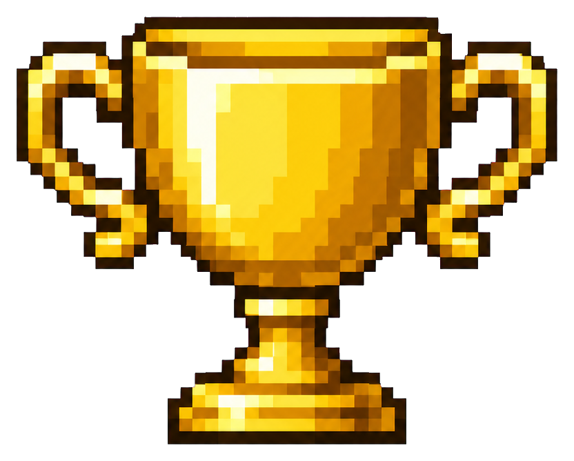 Preview for Golden Victory Chalice Pixel Sticker