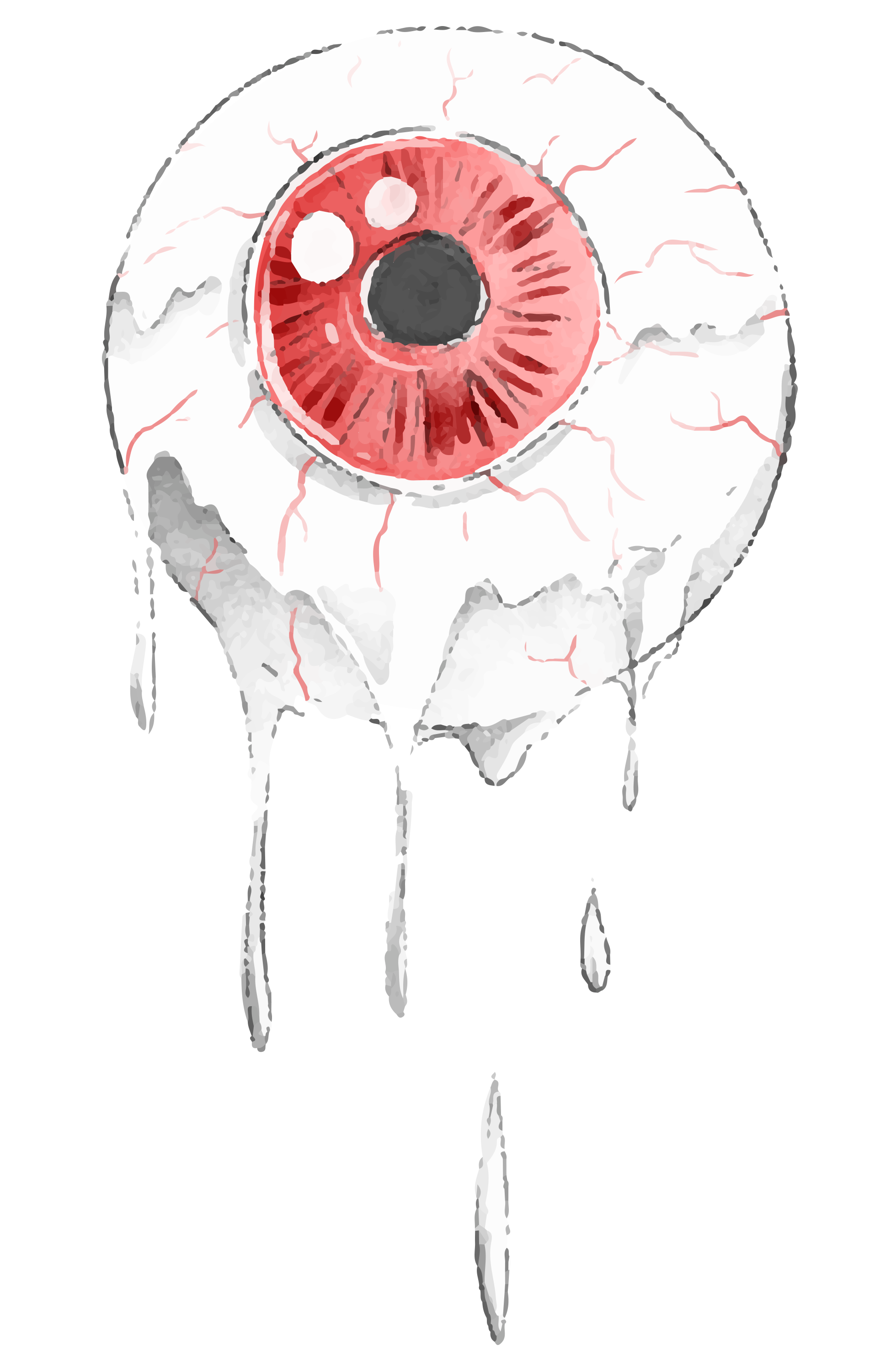 Preview for Cracked-eyeball-illustration-halloween-watercolor-sticker-402c8