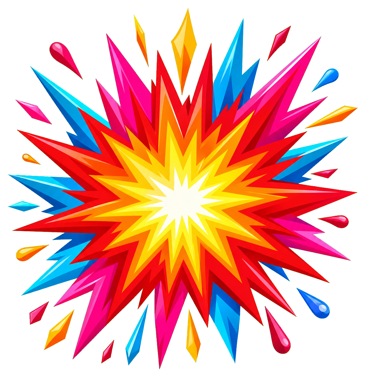 Preview for Comic Burst Explosion Sticker
