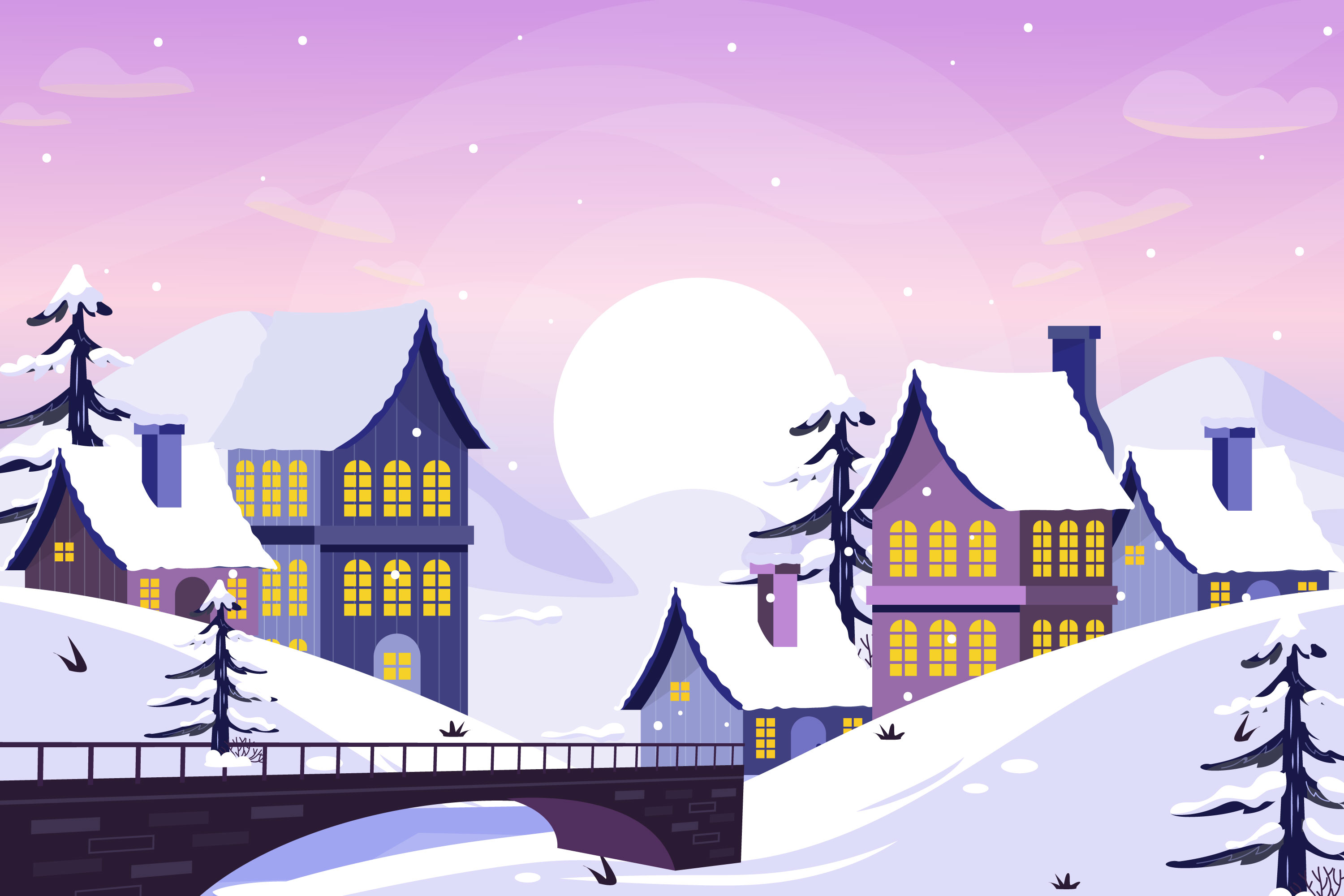 Preview for Winter-wonderland-scene-background-f9b43