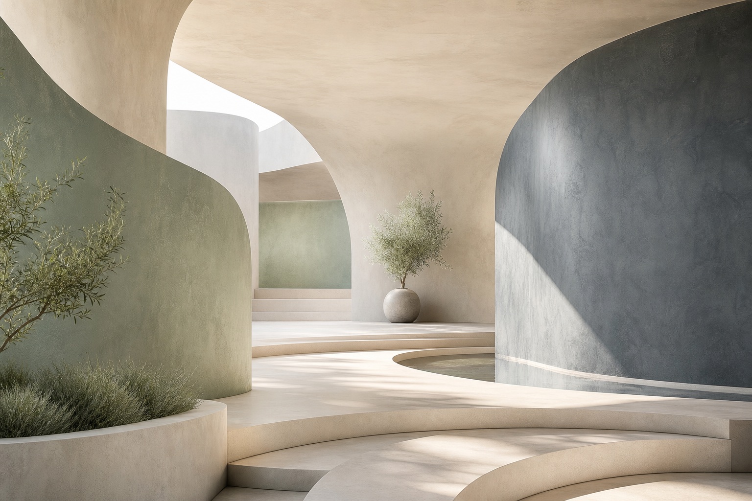 Preview for Minimal Architectural Interior Stock Background