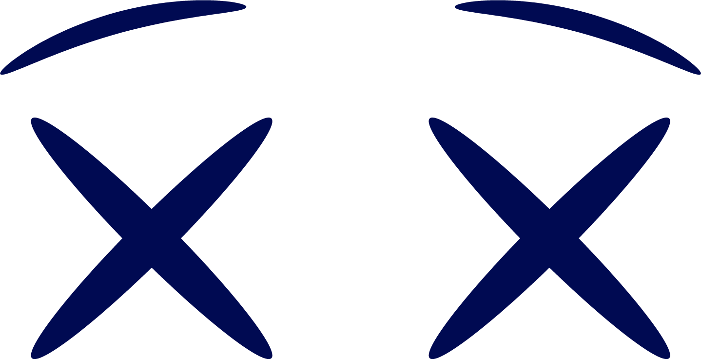 Preview for Dark-background-blue-x-marks-emoji-eyes-sticker-b51c1