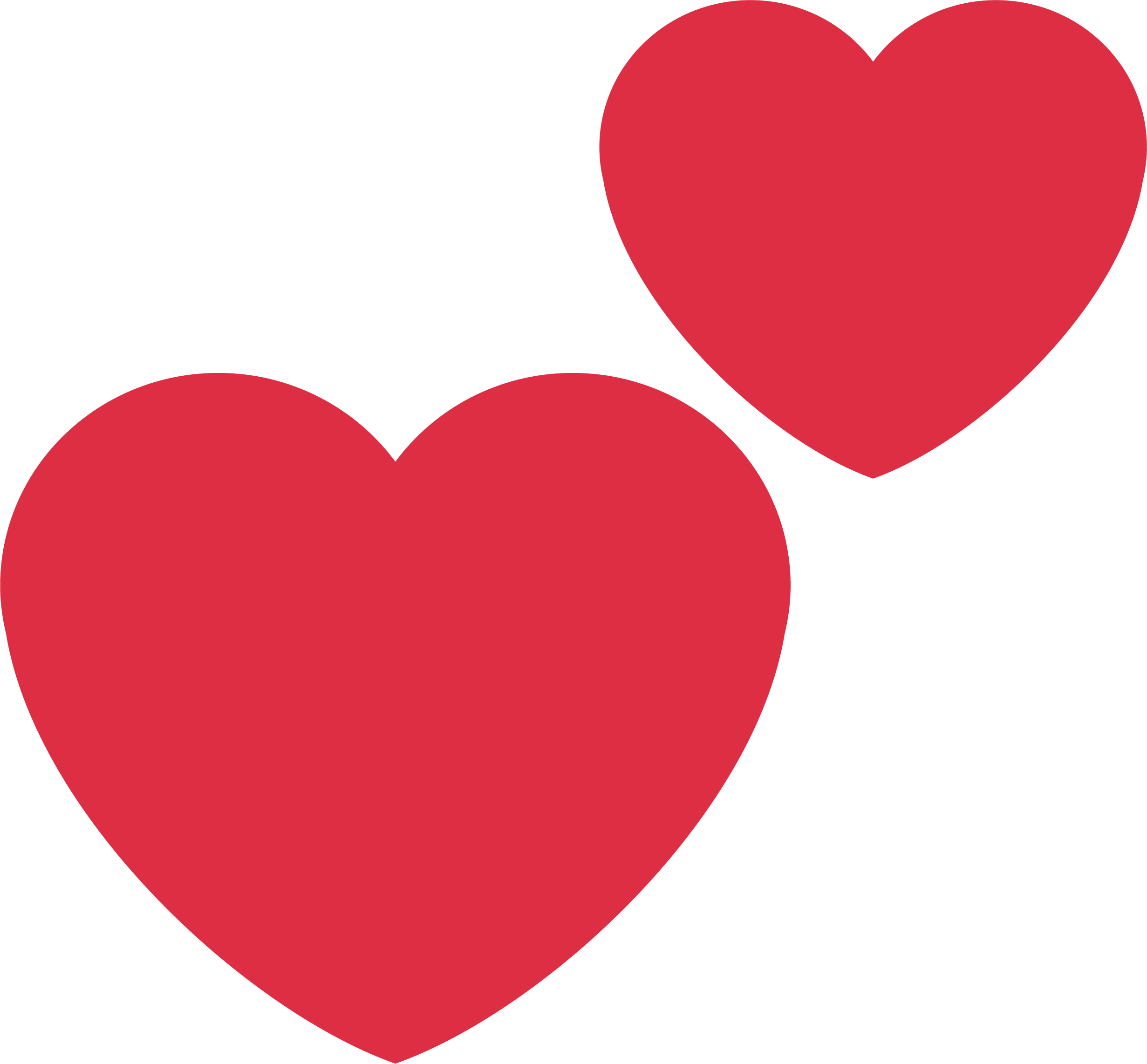 Preview for Red-hearts-illustration-emoji-classic-sticker-4958a