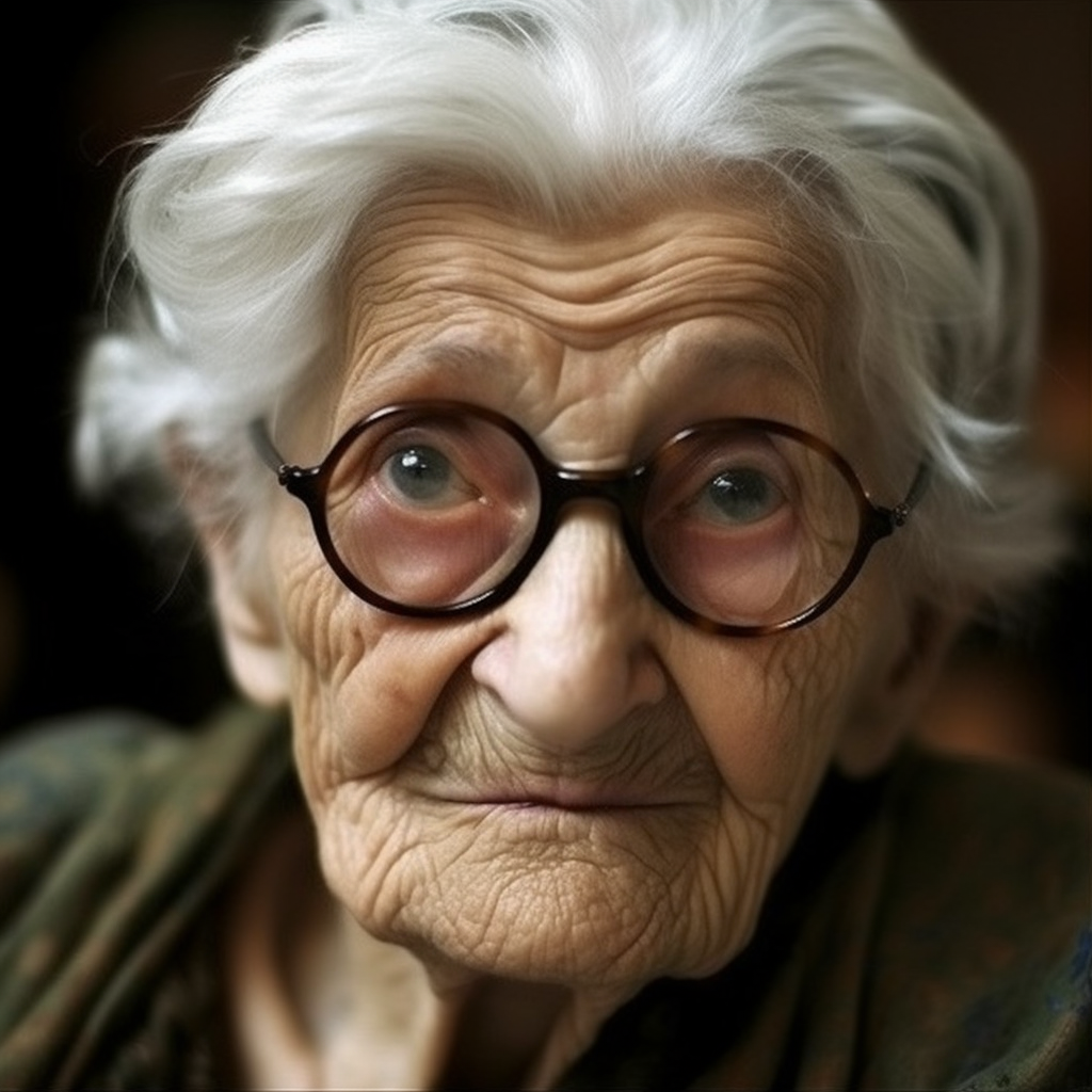 Preview for Elderly-woman-portrait-human-meme-background-86078
