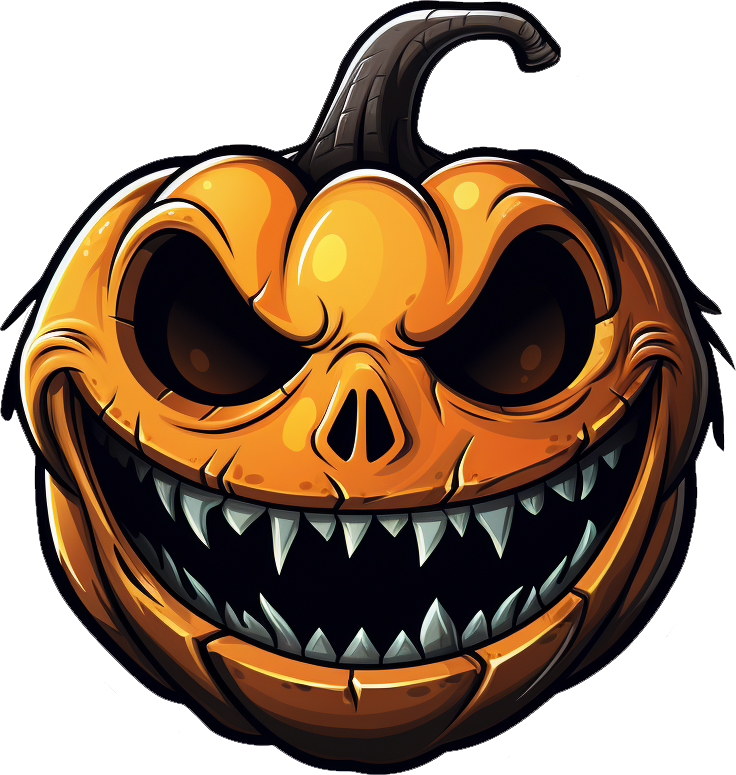 Preview for Halloween-jack-o-lantern-illustration-pumpkins-sticker-94962